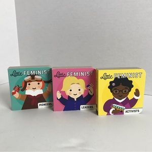 Mudpuppy Little Feminist Kids 3 Book Collection Set Pioneers Leaders Activists